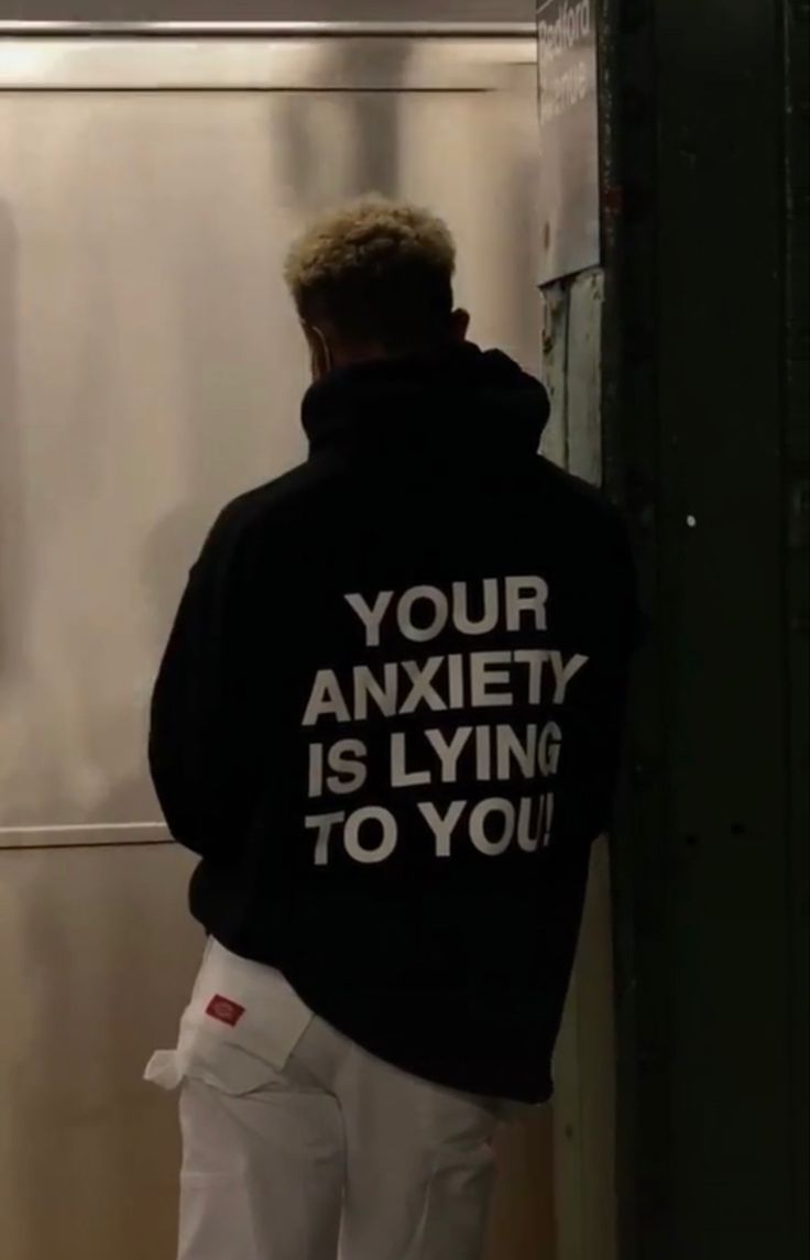 Your Anxiety Is Lying To You Regular Fit Hoodie